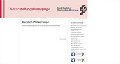 Desktop Screenshot of bdb-veranstaltungen.de