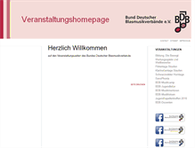 Tablet Screenshot of formulare.bdb-veranstaltungen.de